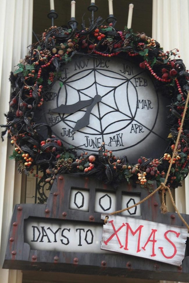 Red Splatter Countdown Clock