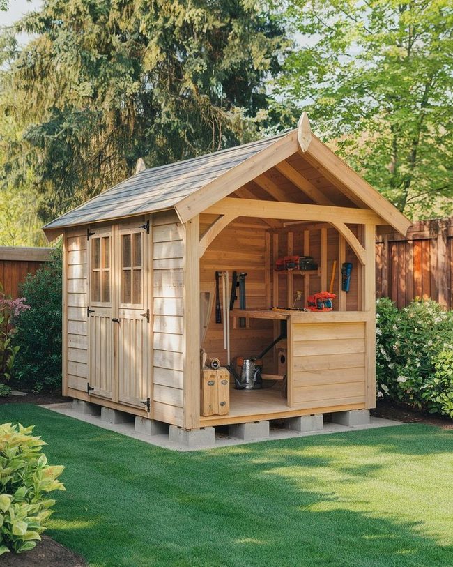 Pallet Built Workshop Shed