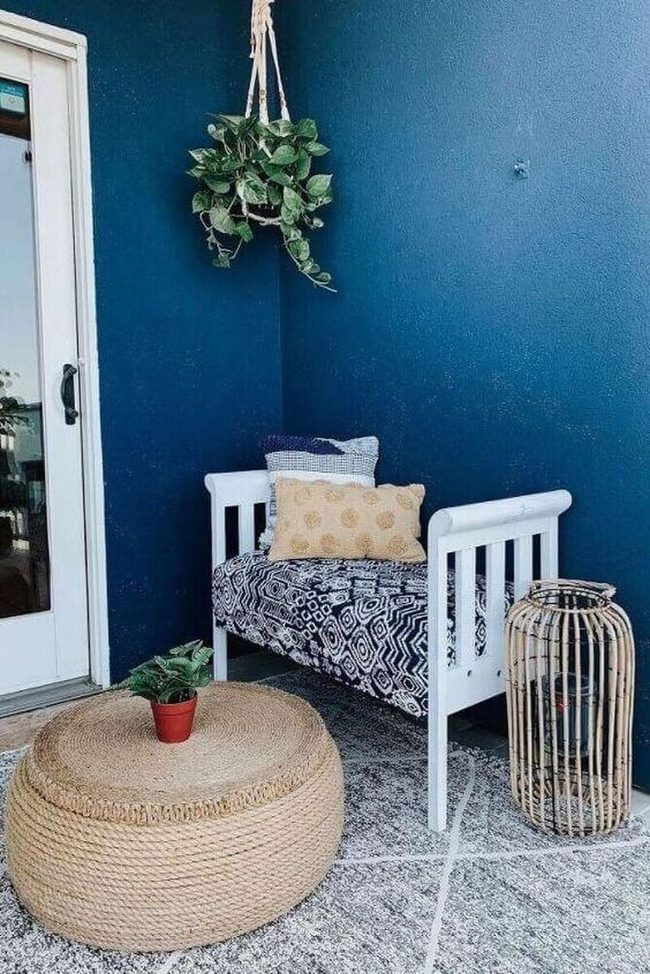 Natural Wood Patio Corner