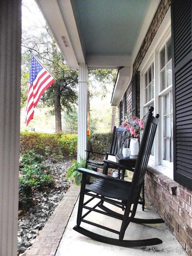 Handmade Wood Porch Rockers