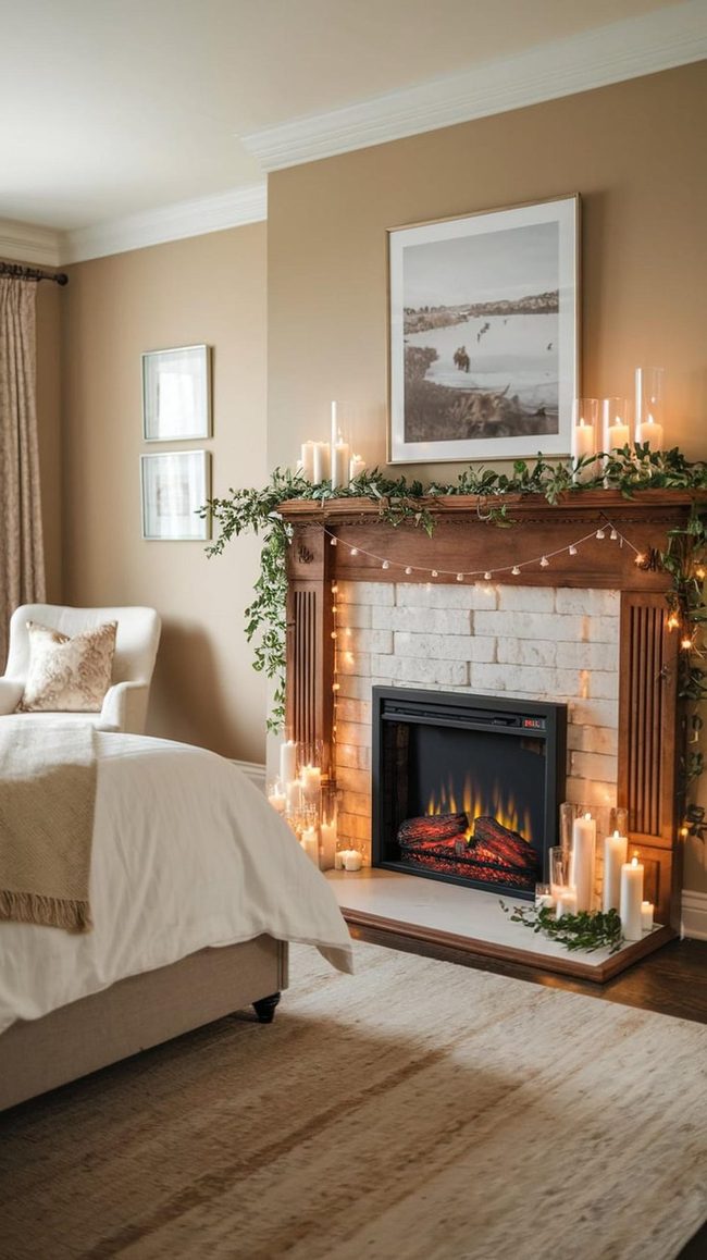 Fake Fireplace Instant Warmth