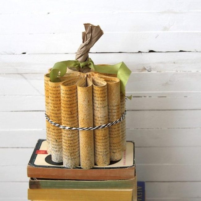 Vintage Pages Autumn Pumpkin