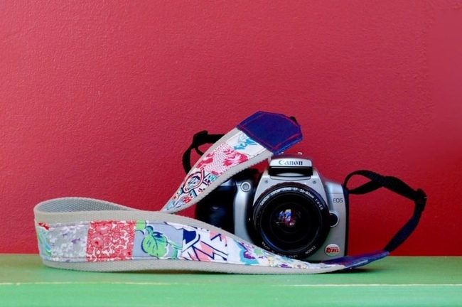 Vintage Black Camera Red Wall Green Wood