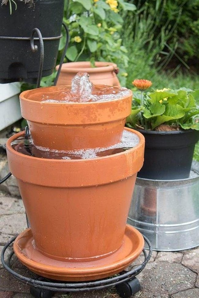 Stacked Pot Water Cascade