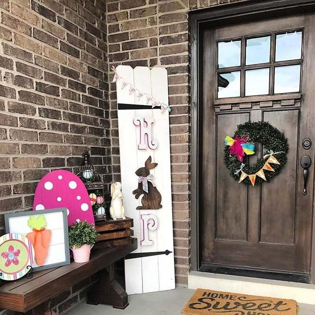 Wooden Bunny Letter Signs
