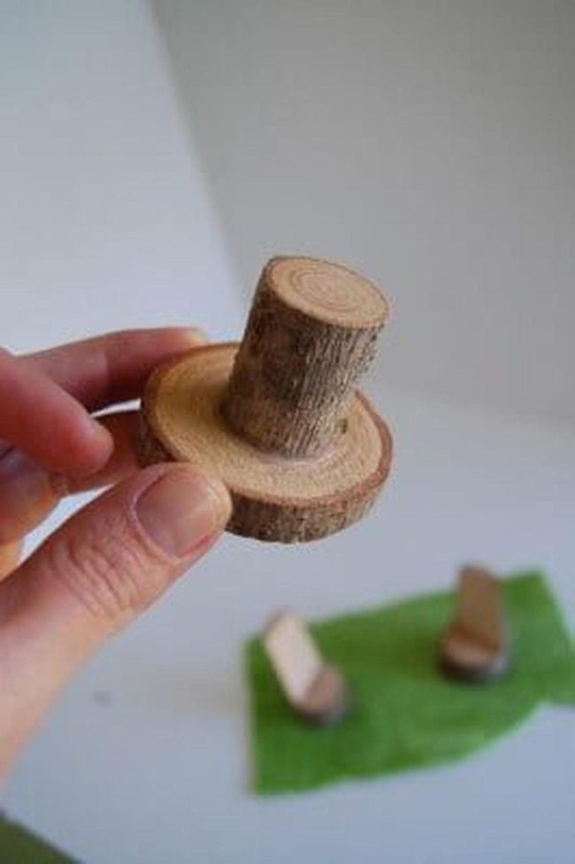 Miniature Reclaimed Wood Furniture