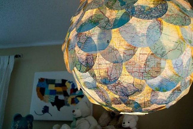 Glowing Geography Map Lamp
