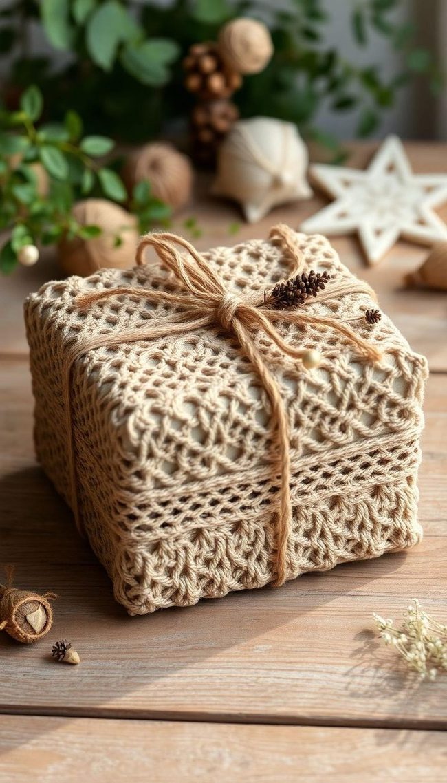 Fabric Scraps Wrapped Gifts