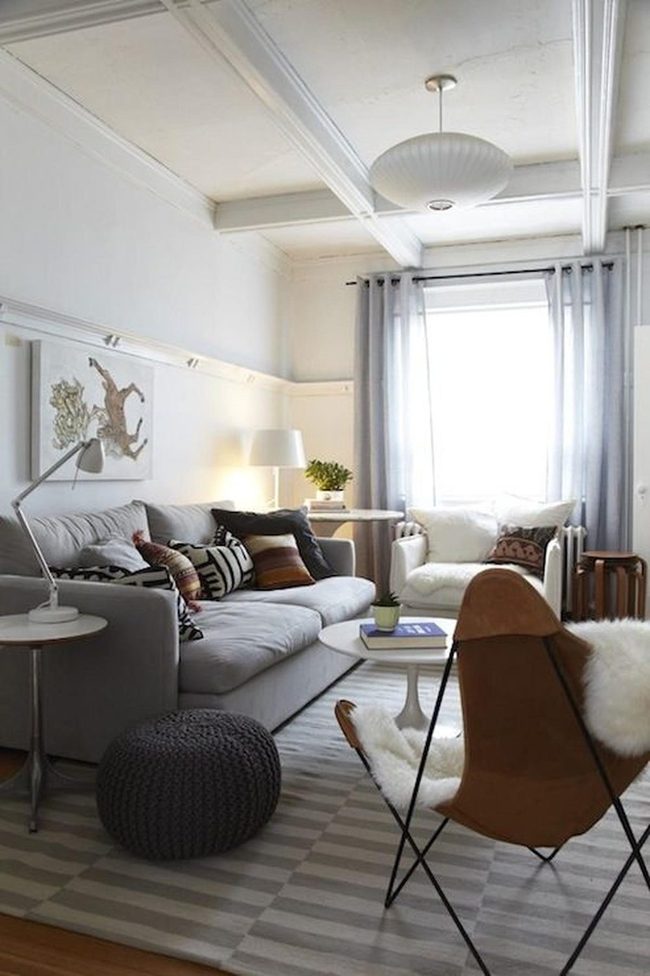 Colorful Pillows Meet Gray Serenity