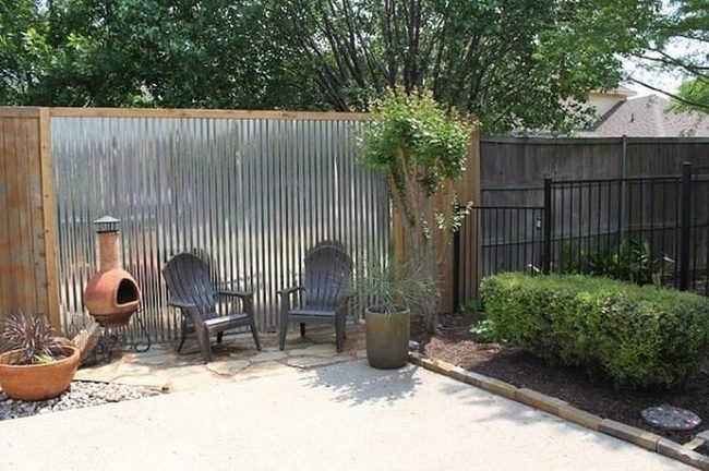 Corrugated Metal Garden Barriers