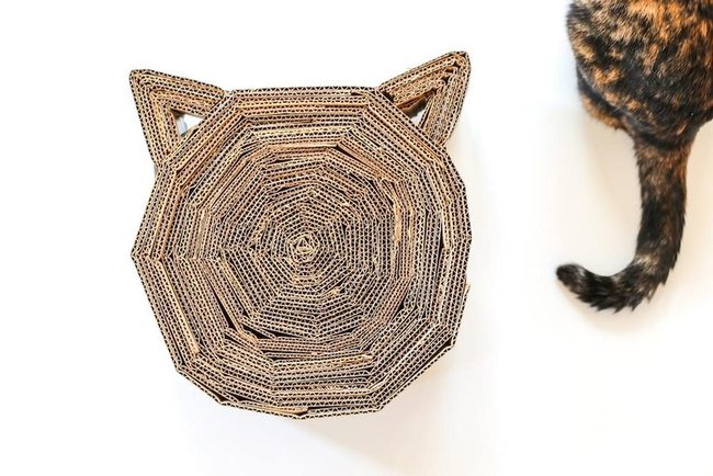 Tabby Cardboard Storage Head