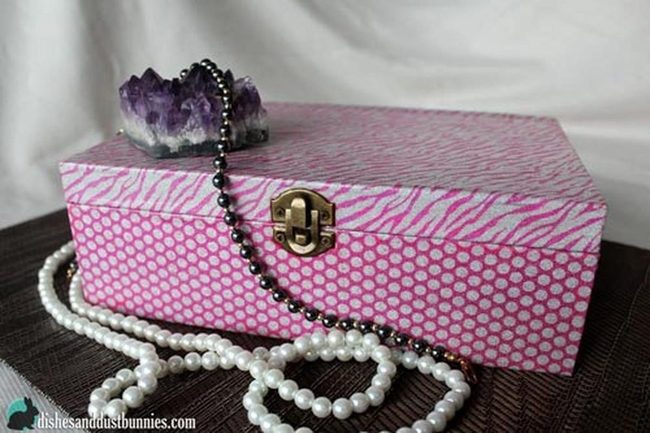 Dots And Stripes Pink Storage