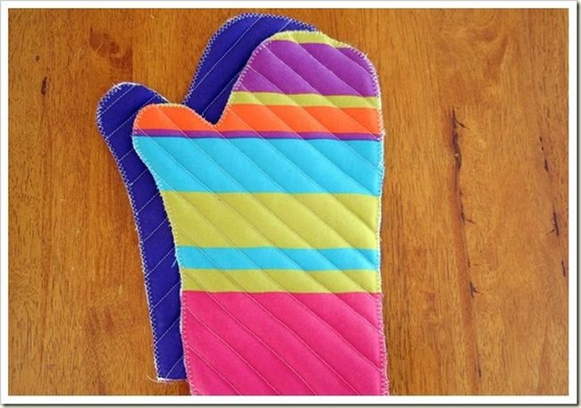 Striped Rainbow Kitchen Protection