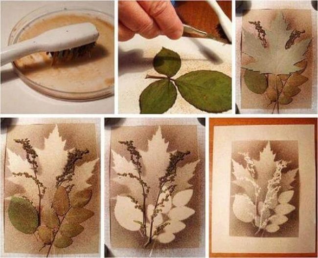 Layered Autumn Leaves Canvas