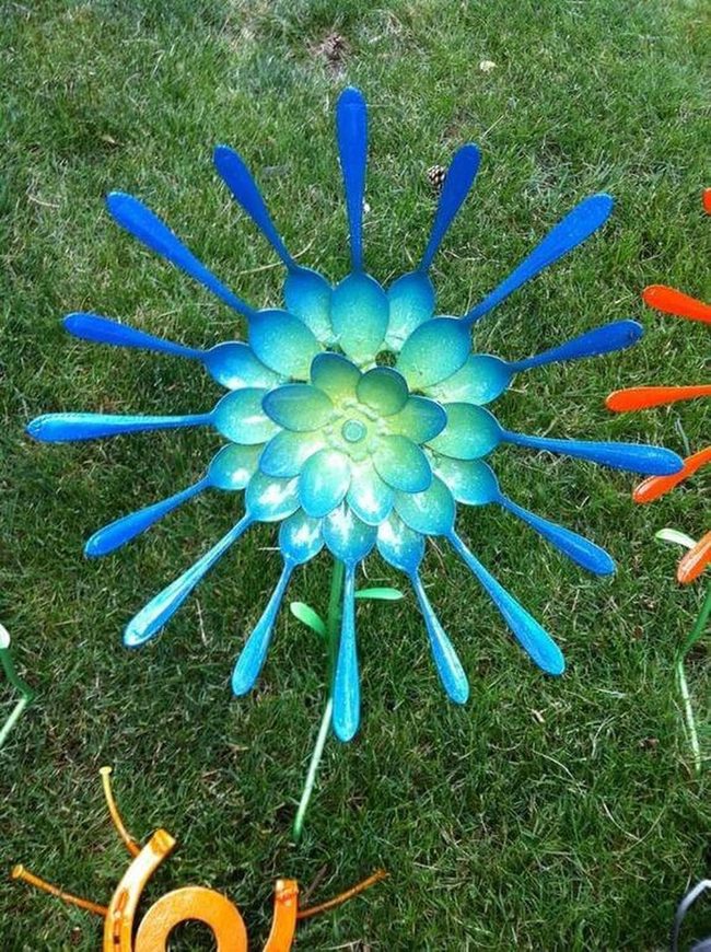 Spoon Flower Garden Art