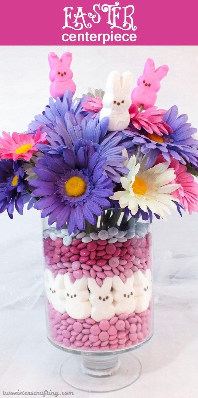 Colorful Candy Layers Glass Trifle