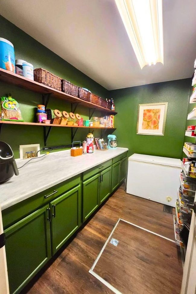 Deep Green Pantry Transformation Success