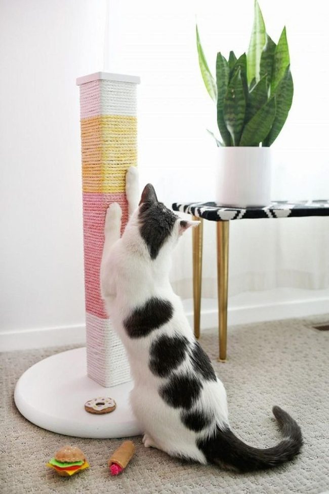 Striped Rope Cat Towers