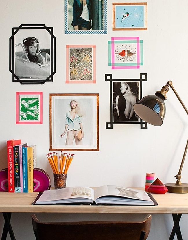 Colorful Books, Brass Lamps, Wooden Desks
