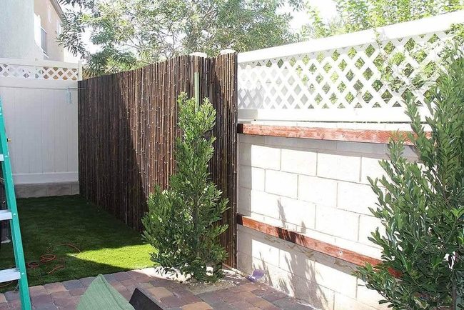 Natural Bamboo Fence Warmth