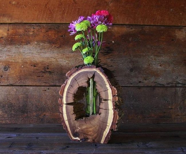 Handcrafted Wood Grain Vessels