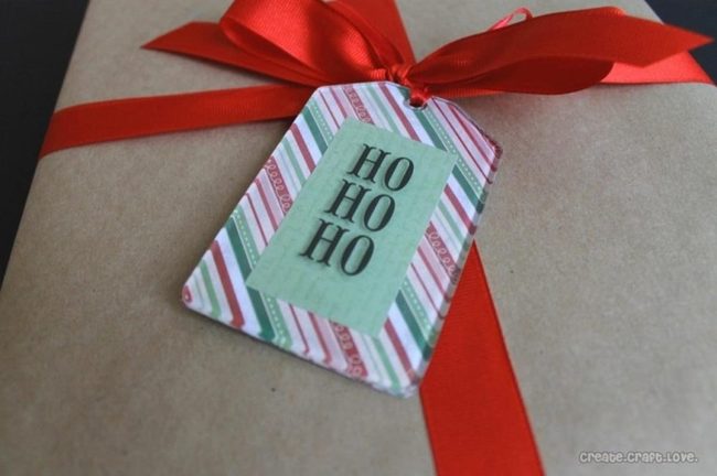 Red Ribbon Brown Package Perfection