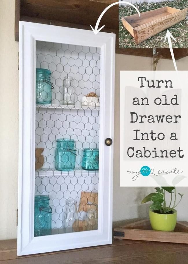 Forgotten Drawers Become Functional Art