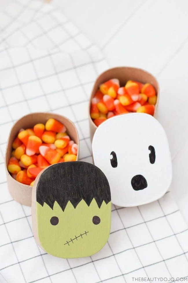 Frankenstein Green Cardboard Character Boxes
