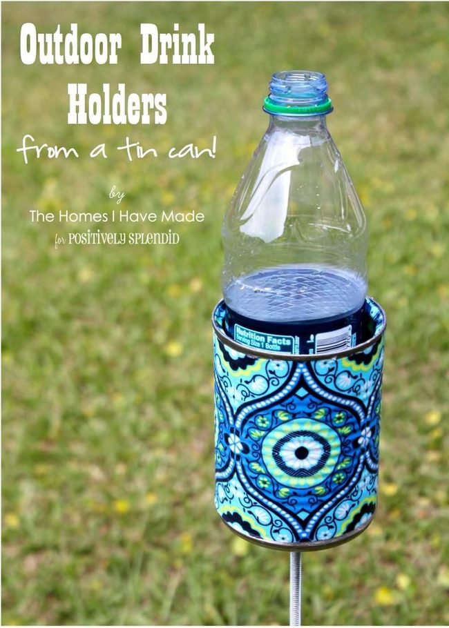 Patterned Tin Holders Brighten Patios