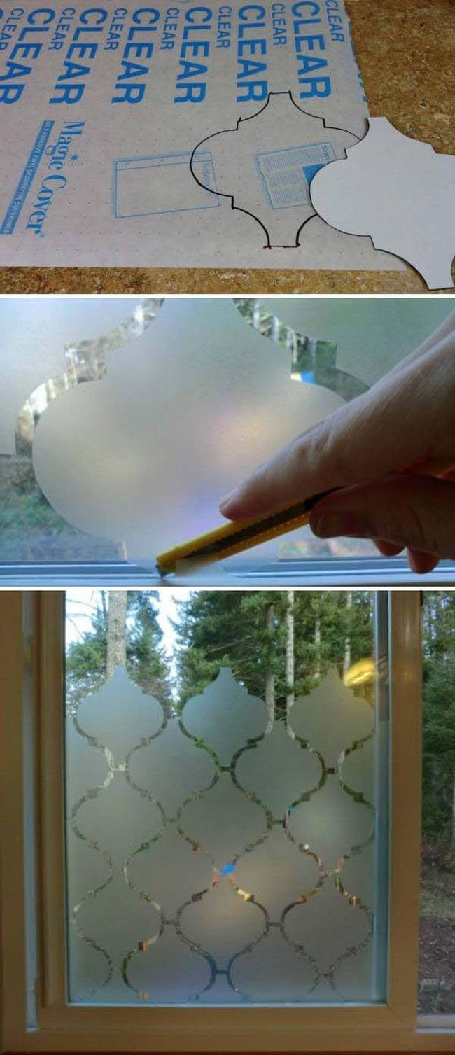 Frosted Glass Effect Contact Paper