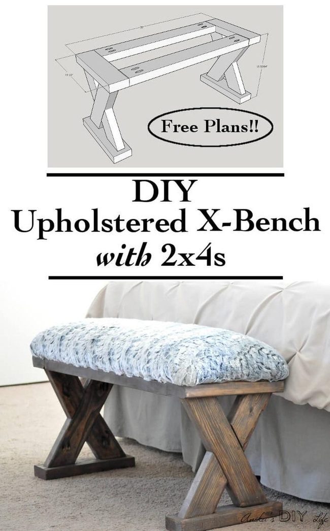 Dark Wood Bedroom Bench Seating