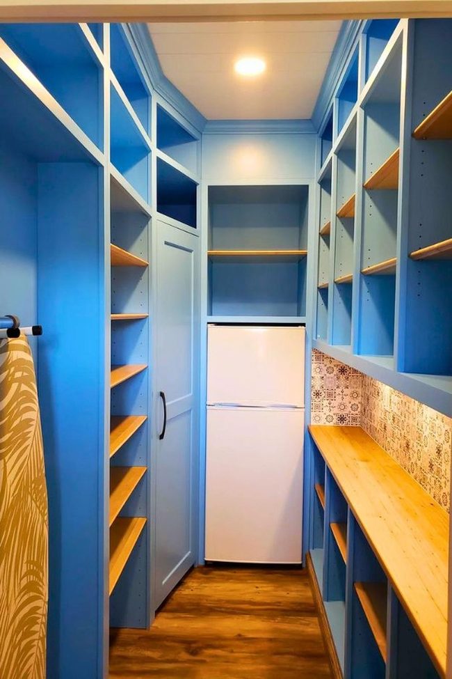Sliding Barn Door Pantry Organization
