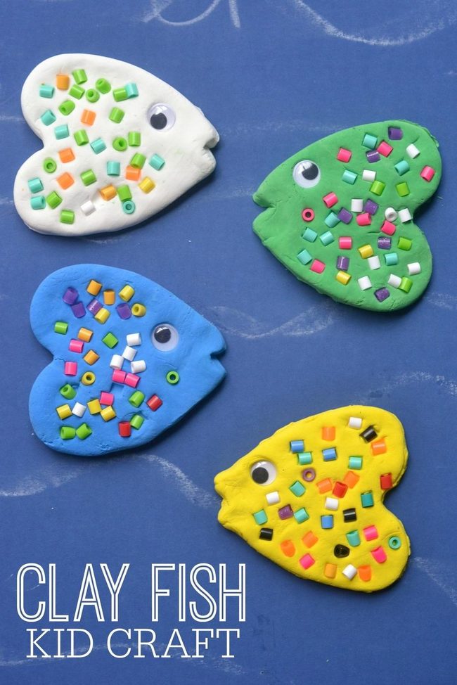 Googly-Eyed Clay Fish