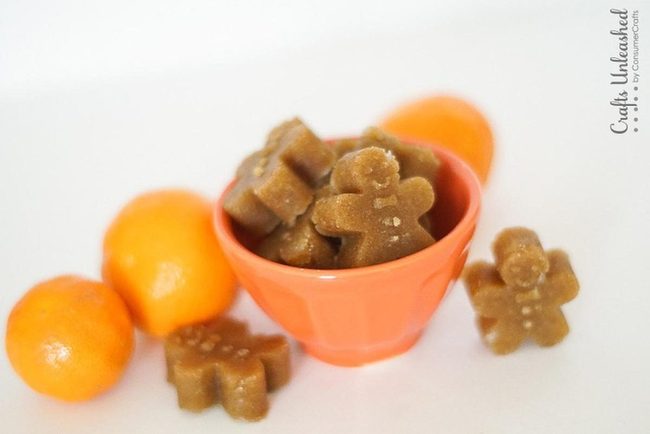Tangerines And Gingerbread On White