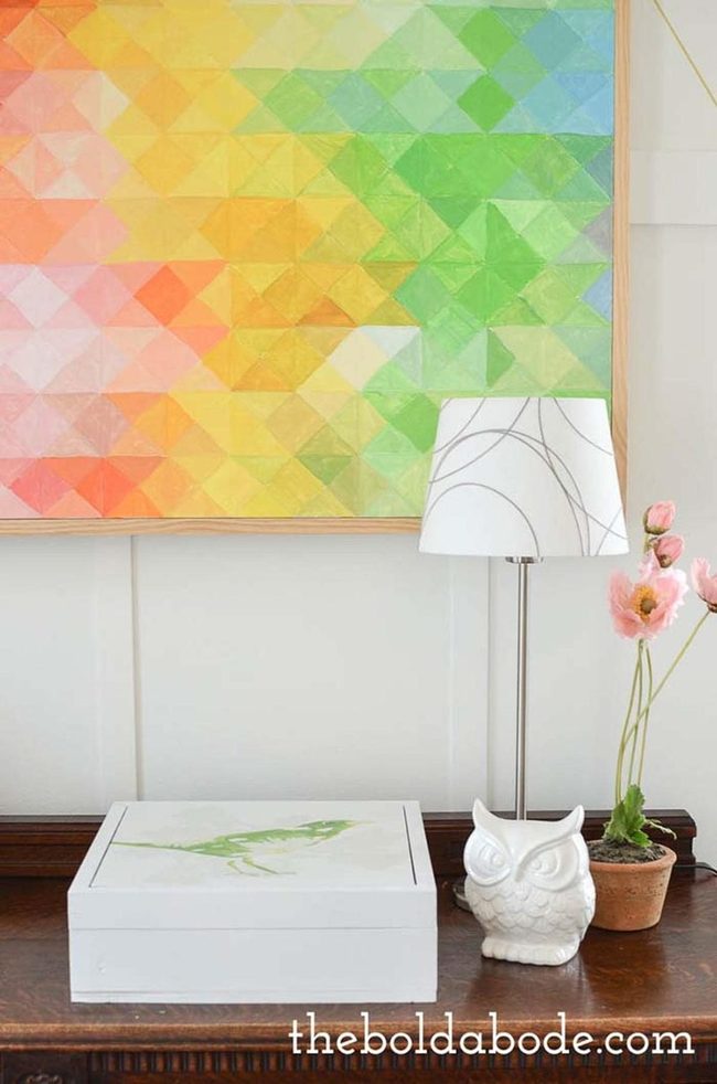 Painted Plywood Memory Boxes