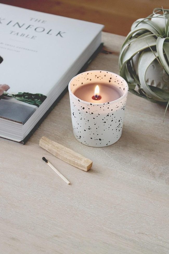 Green Plants Meet Candlelit Neutrals