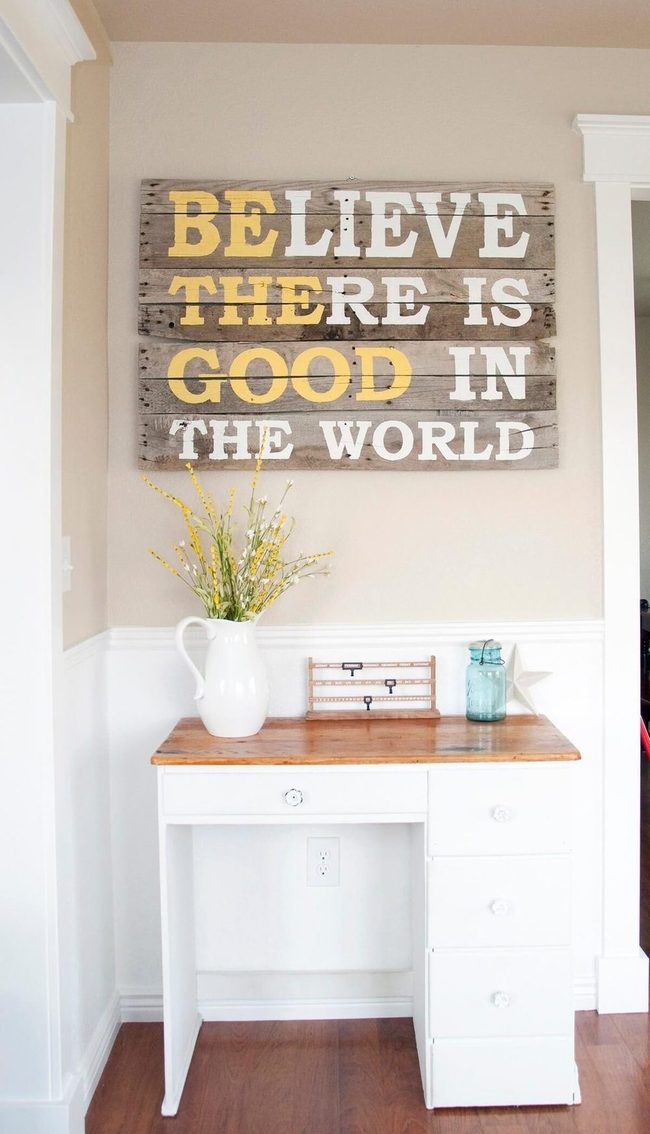 Soft Gold Wooden Affirmations
