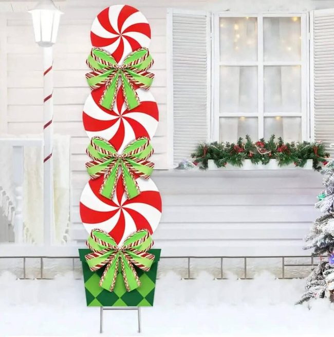 Towering Peppermint Candy Stripe