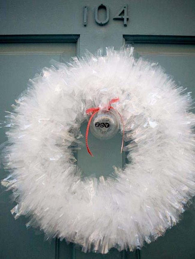 Glossy Plastic Wreaths Year-Round