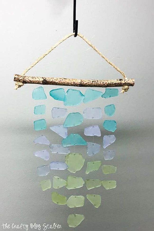 Frosted Glass Garden Chimes