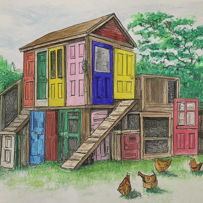 Upcycled Dresser Chicken Coop