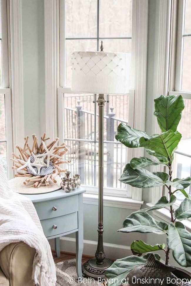Sweater Wrapped Lampshade Glow