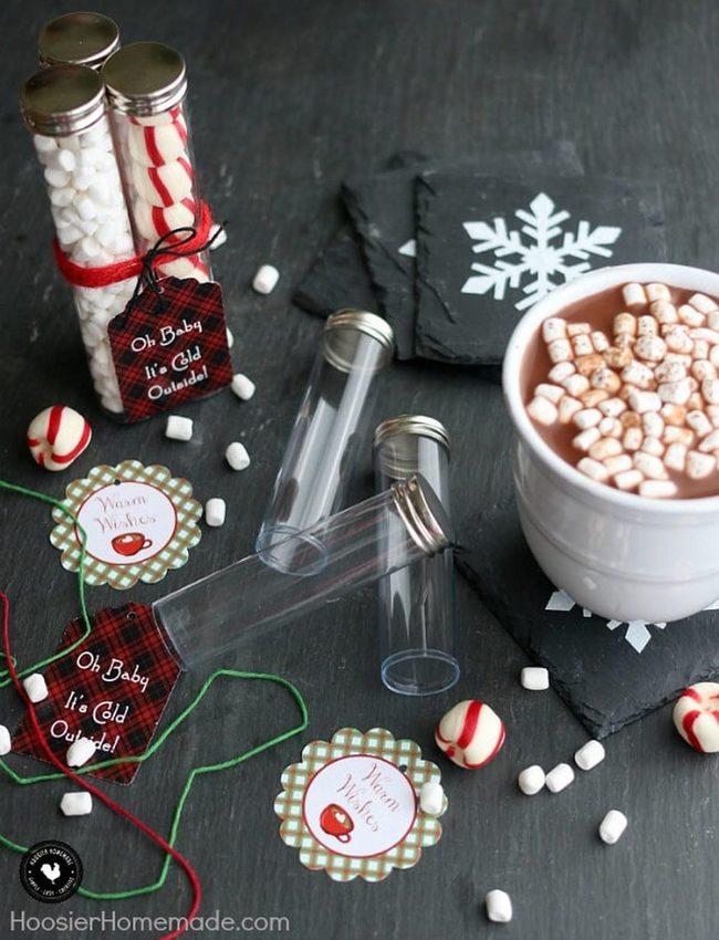 Peppermint Cocoa Gift Tubes