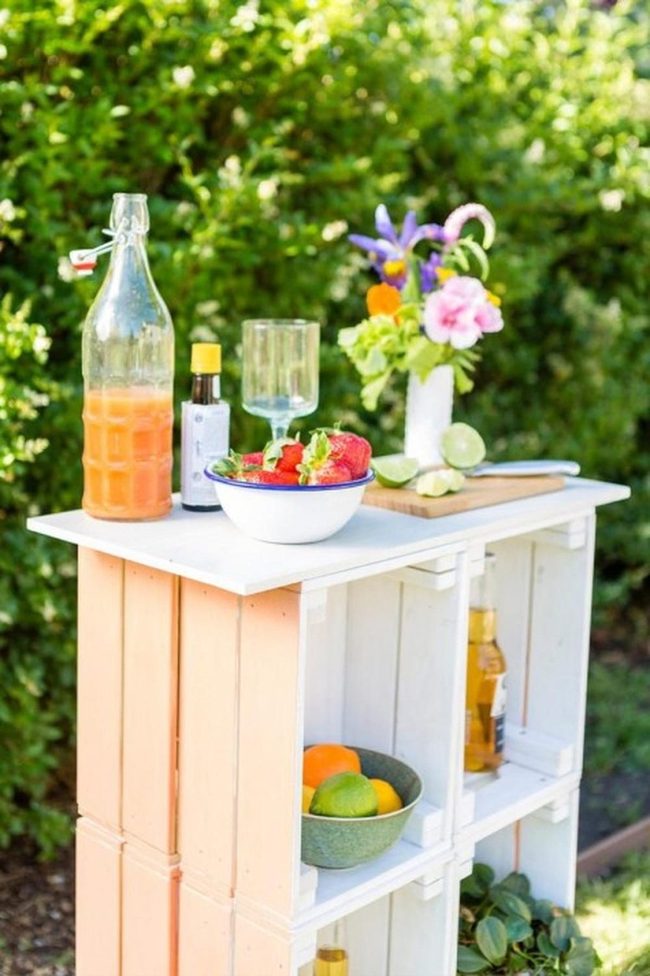 Citrus And Fresh Blooms Display