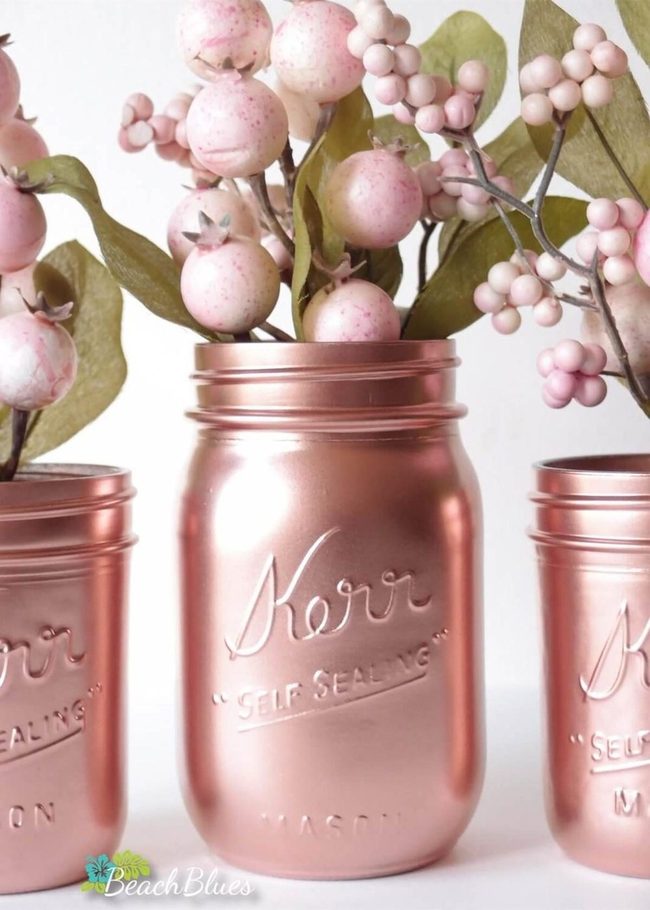 Reflective Silver Jars Shine