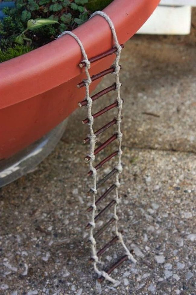 Twig Ladder For Fairy Gardens