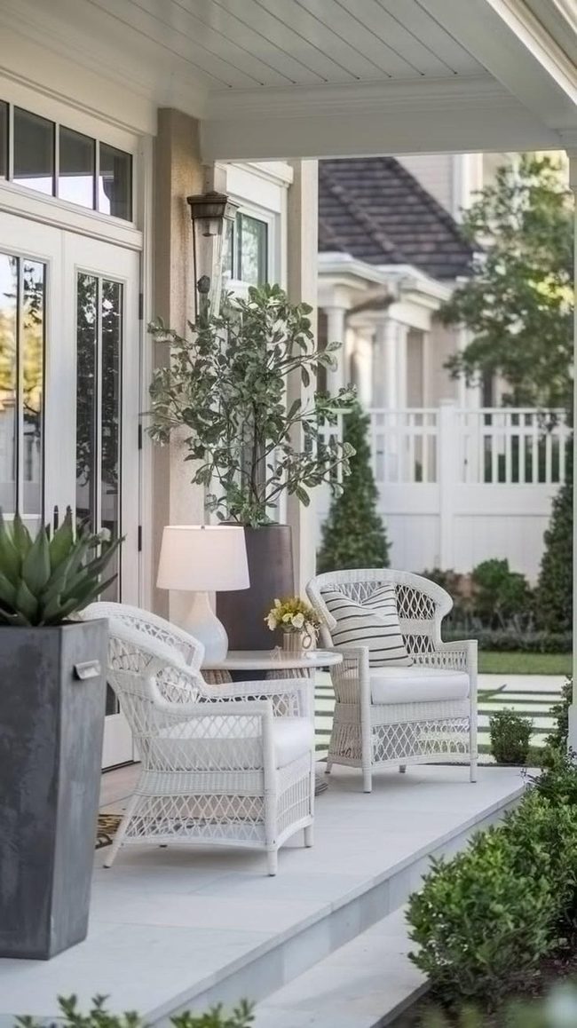 Stacked Plants With Cascading Vines