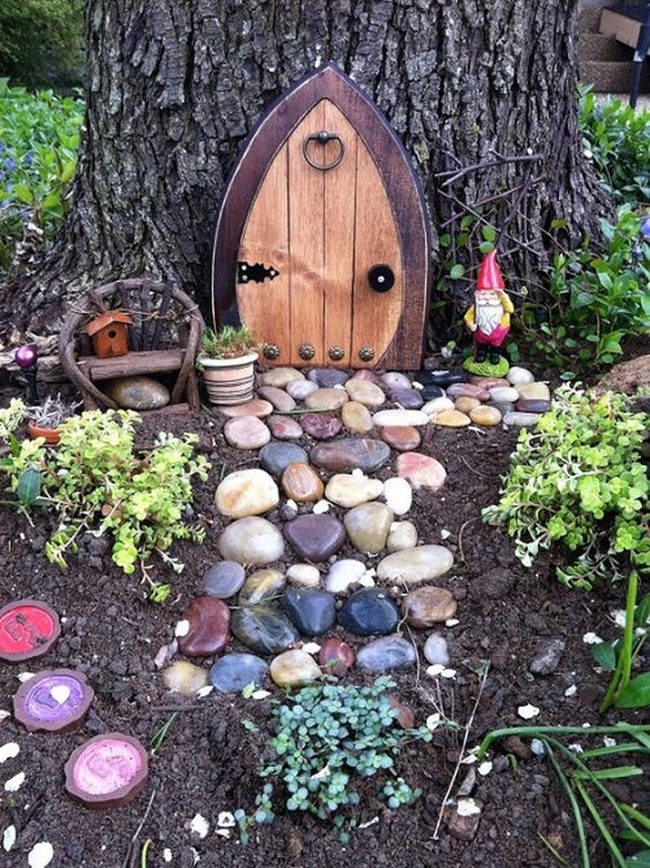 Miniature Wooden Doors In Bark