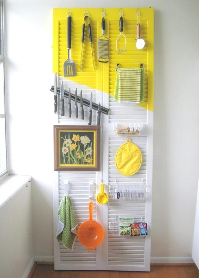 Yellow And White Kitchen Wall Command