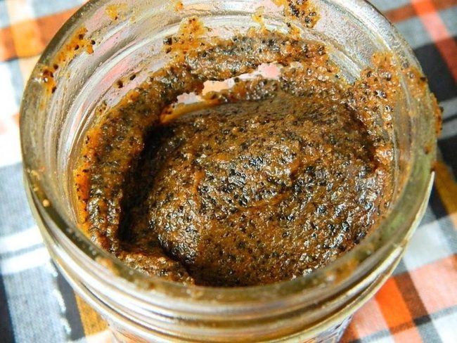 Dark Brown Chocolate Scrub Grains